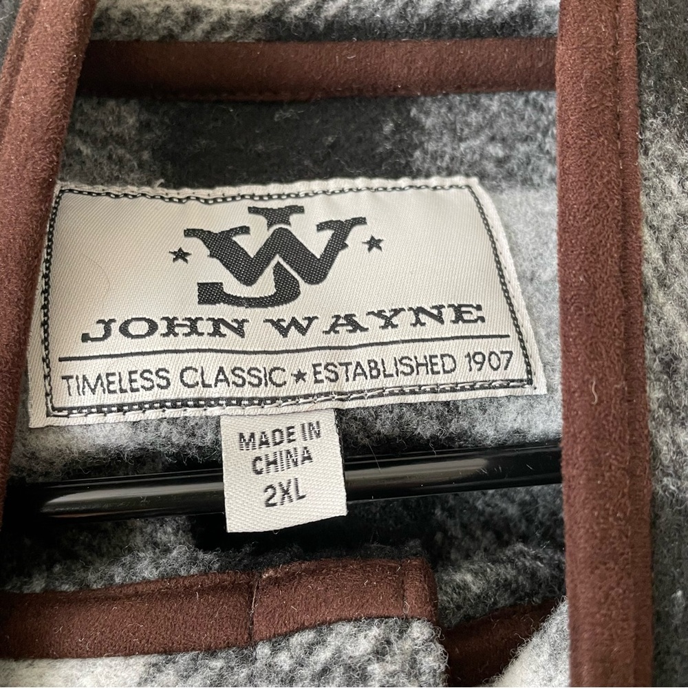 John Wayne Checkered Pullover Sweater - image 3